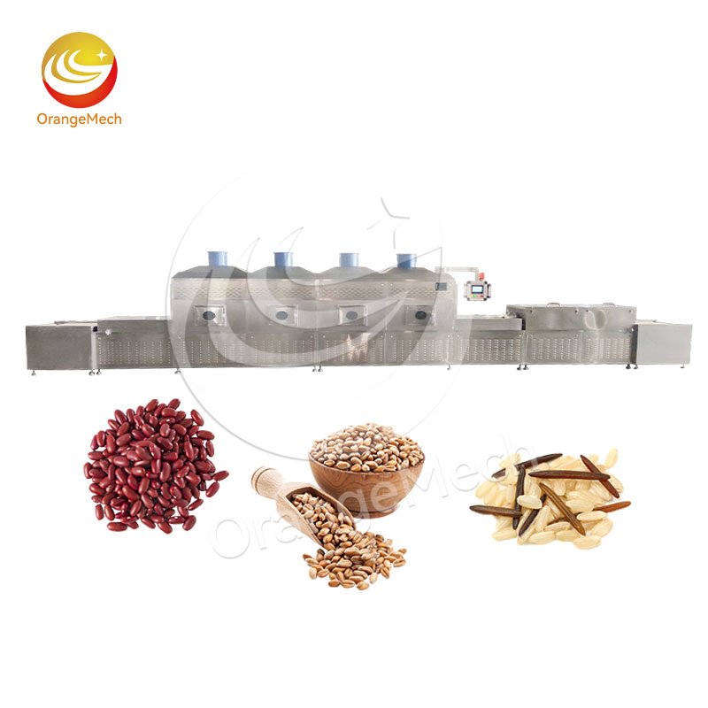 High-Capacity Microwave Tunnel Dryer