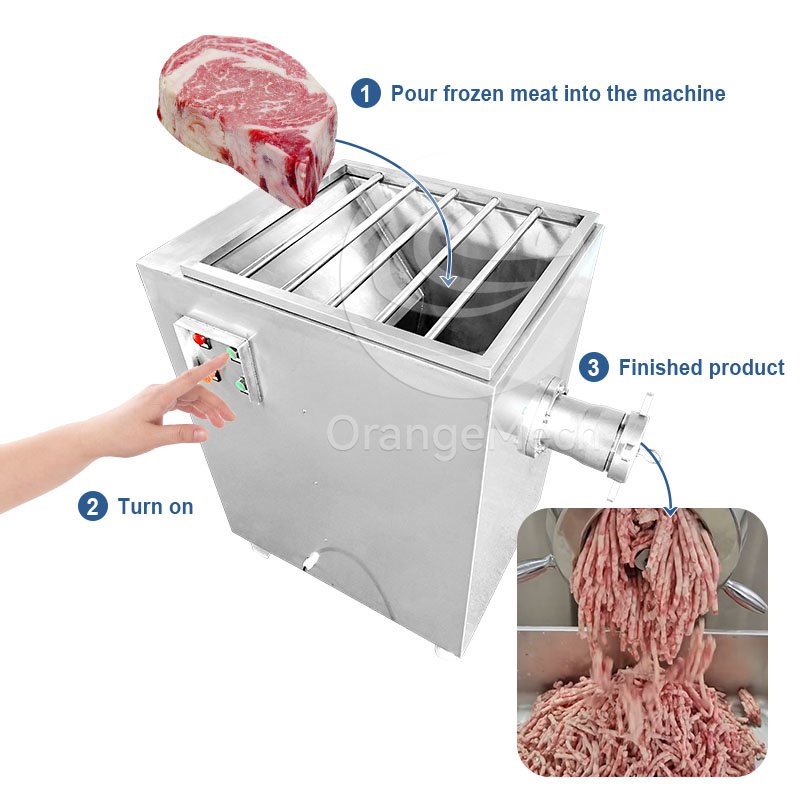Industrial Frozen Meat Grinder—Duty Grinding Line