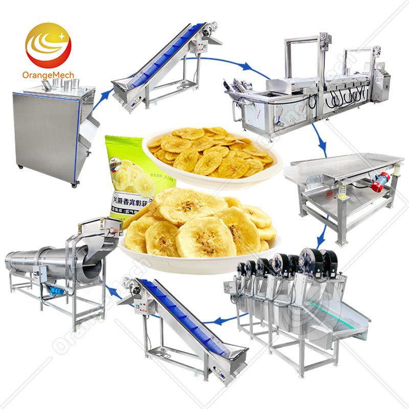 Automatic Banana Chips Production Line with Low Cost