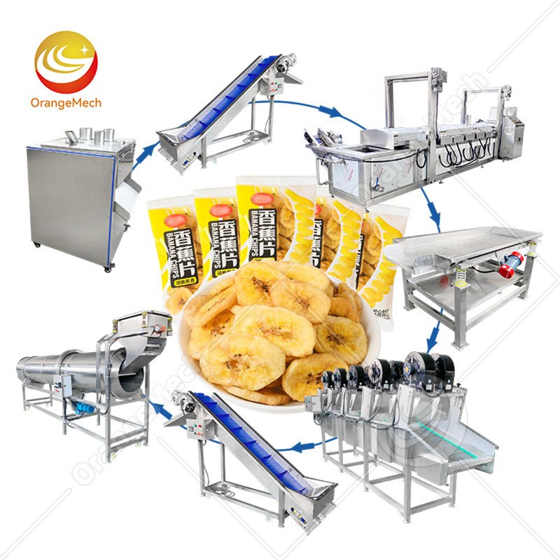Automatic Banana Chips Production Line with Low Cost