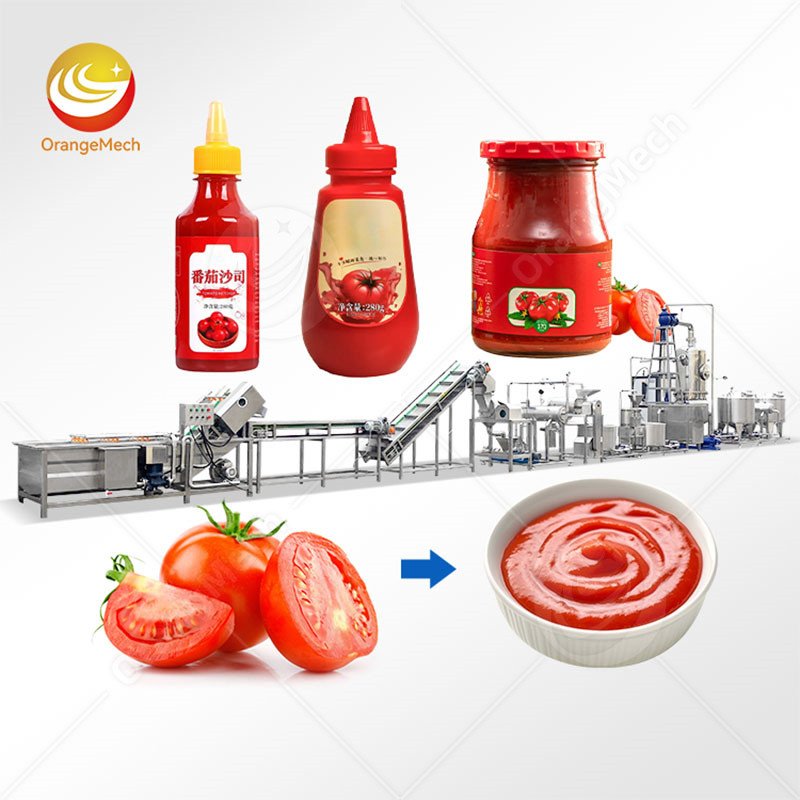 Tomato Processing Machines for Food Plant Sauce Making