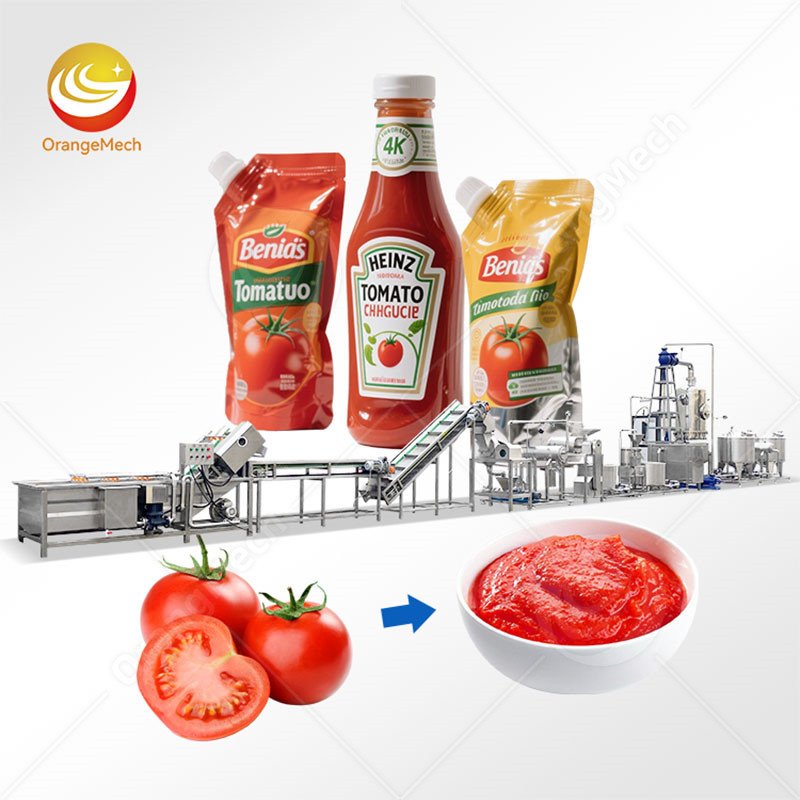Tomato Processing Machines for Food Plant Sauce Making