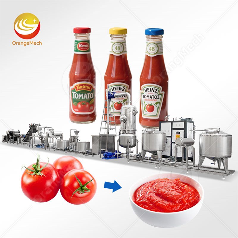 Tomato Processing Machines for Food Plant Sauce Making