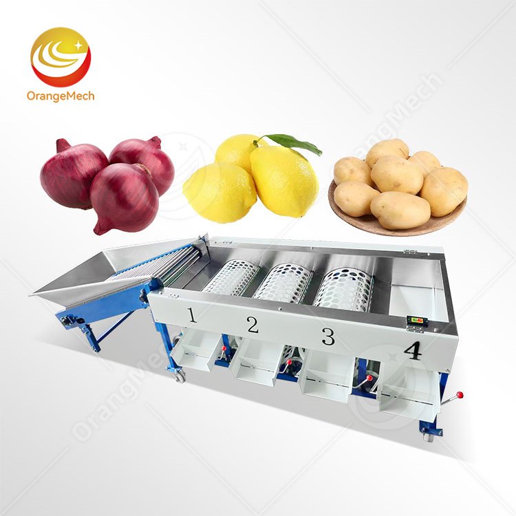 Drum Type Sorting Machine for Fruit & Veggie Grading