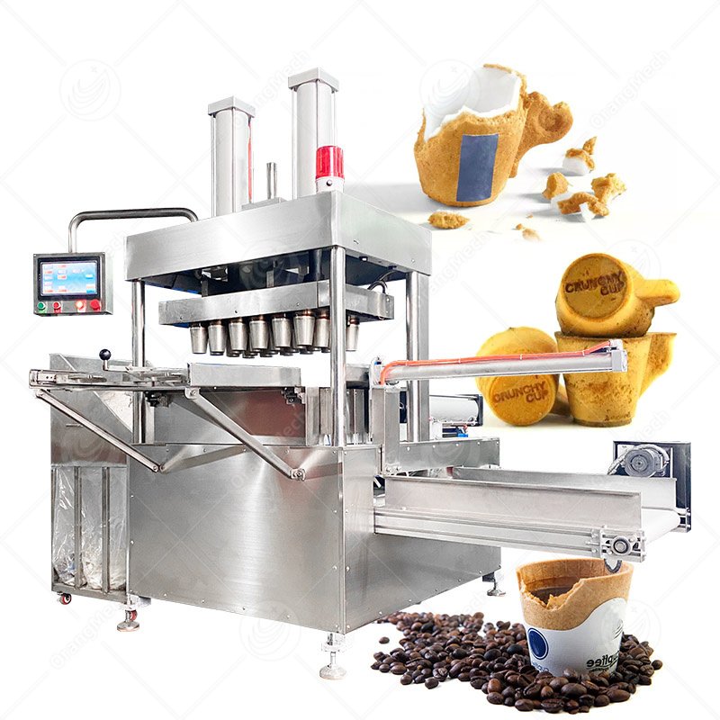 Edible Tea Cup Making Machine, 21KW PLC Control