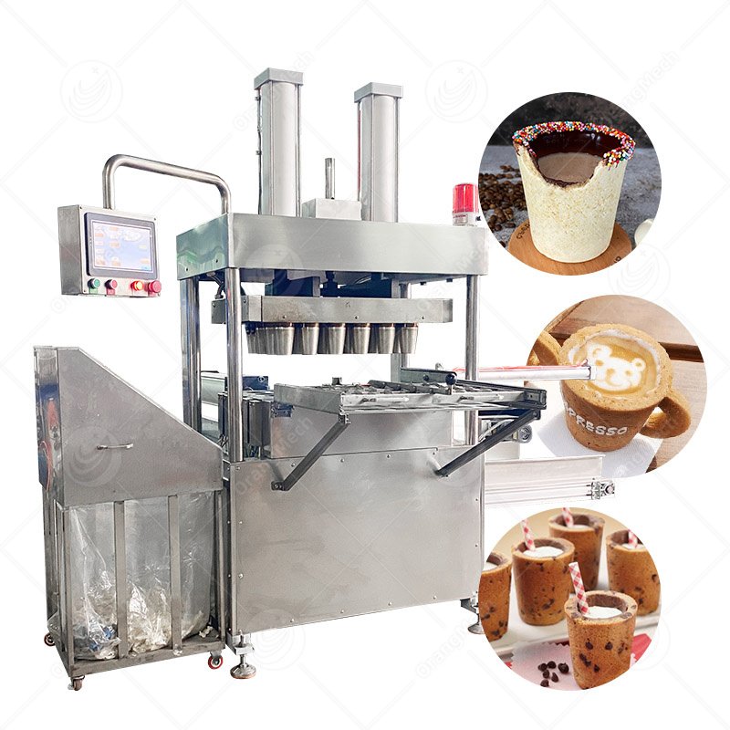 Edible Tea Cup Making Machine, 21KW PLC Control