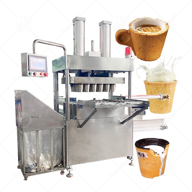 Edible Tea Cup Making Machine, 21KW PLC Control
