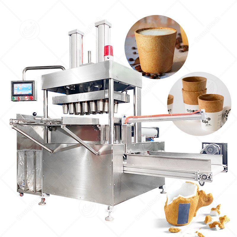 Edible Tea Cup Making Machine, 21KW PLC Control