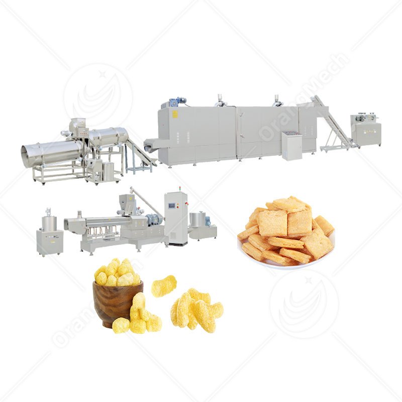 OEM Custom Puffed Snack Machine | Orange Mech