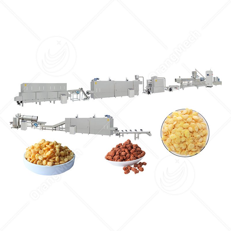 OEM Custom Puffed Snack Machine | Orange Mech