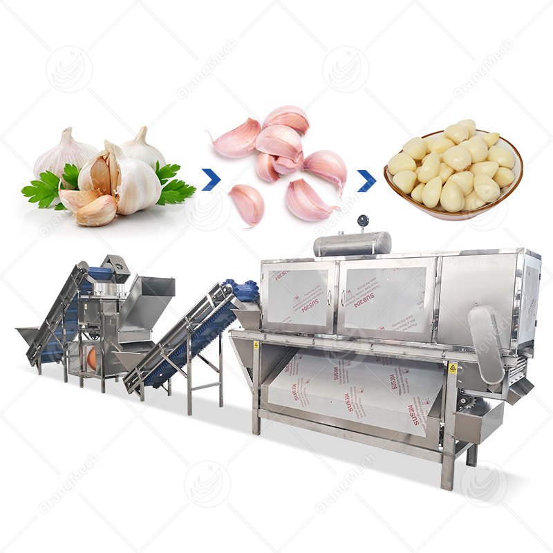 Automatic Garlic Peeling Line | High Efficiency & Low Loss